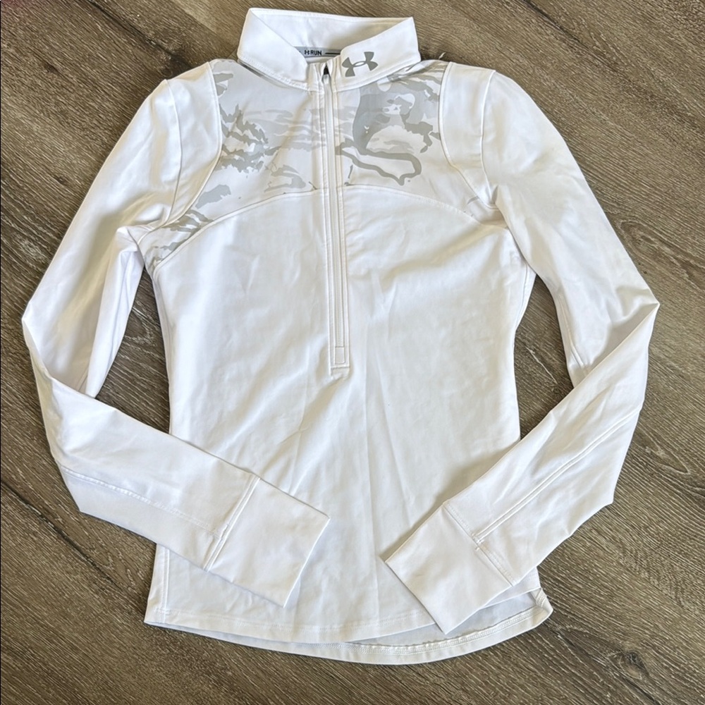 Under Armour White Long Sleeve Top